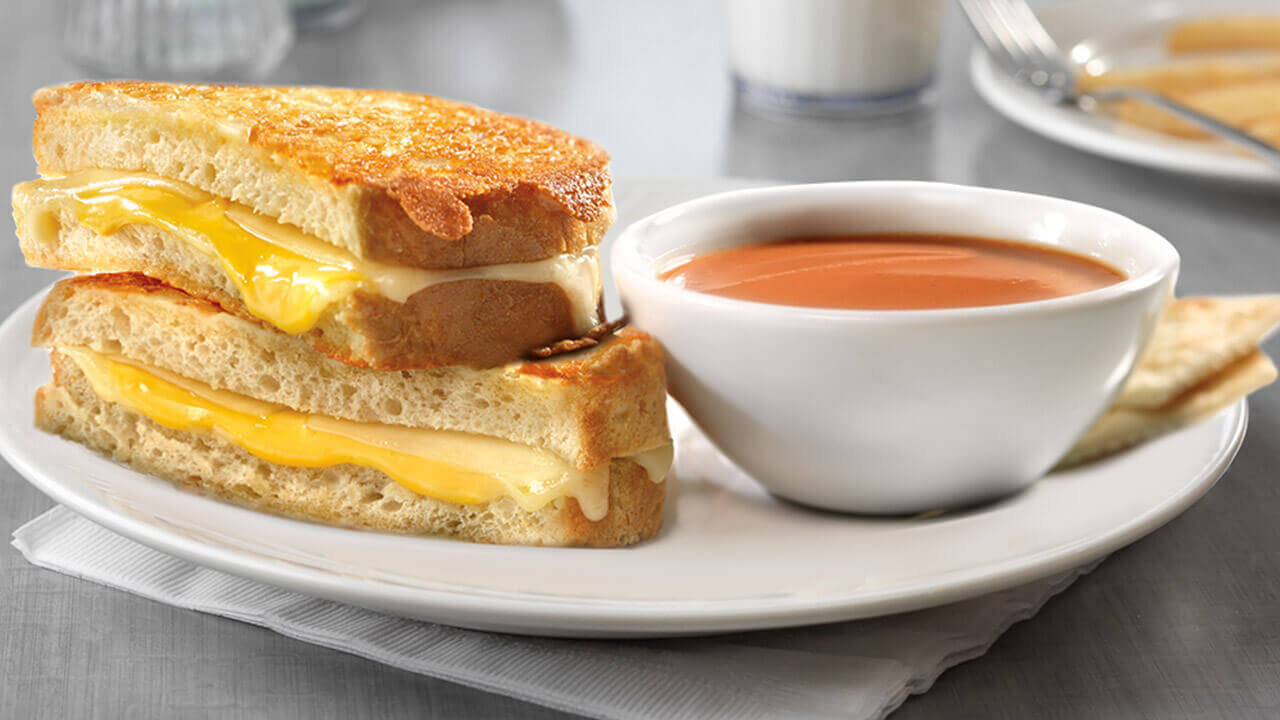Ultimate Grilled Cheese & Soup