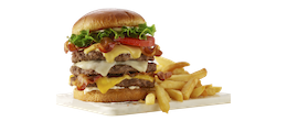 Triple Decker Bacon Cheeseburger(t)